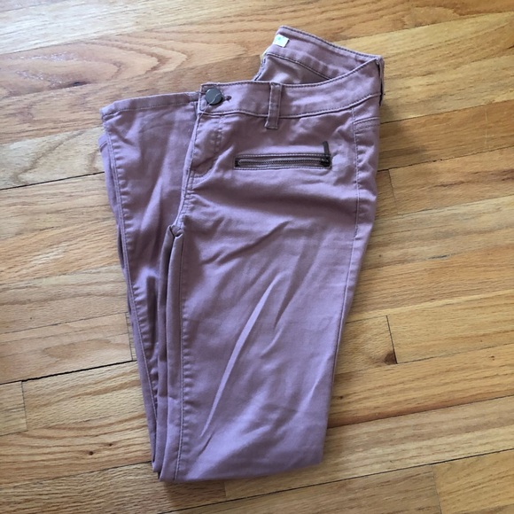 Love Fire Skinny Dusty Pink pants - Picture 1 of 6
